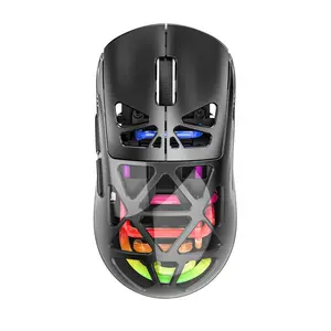 USB Wired BT 2.4g Tri-model RGB Gaming Mouse 5D 3600 DPI Adjustable Rechargeable RGB 3 Mode Gaming Mouse