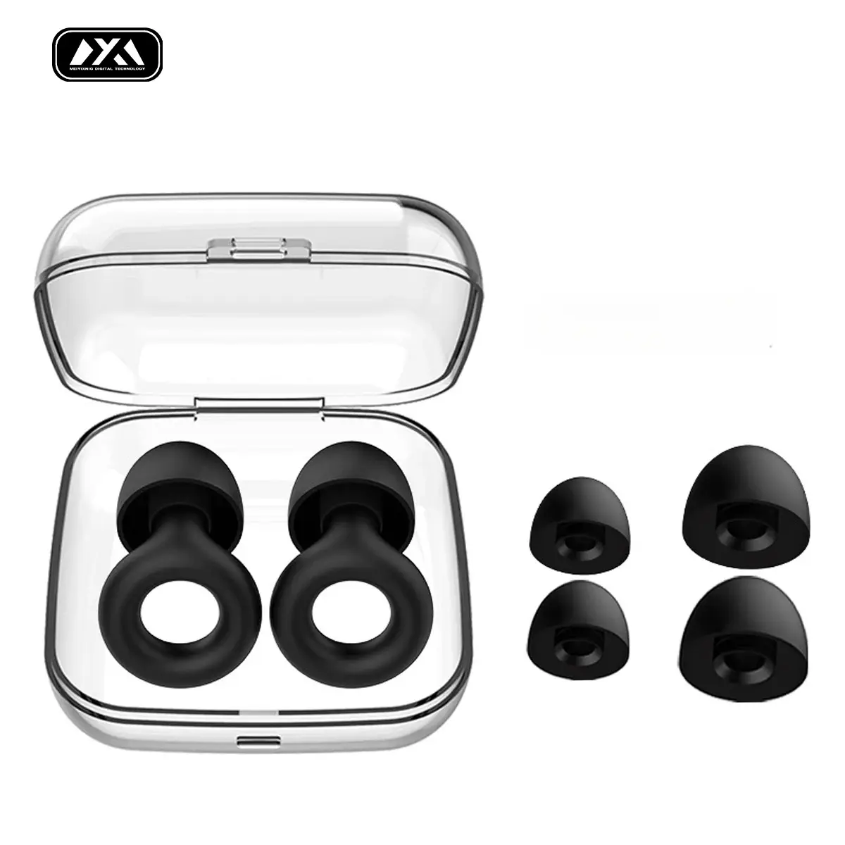 Reusable Noise-reducing Earplugs, Perfect for Sleep, Swimming, Sports, 3 Pairs Colourful Hearing Protection Earplugs, Swimming Accessories