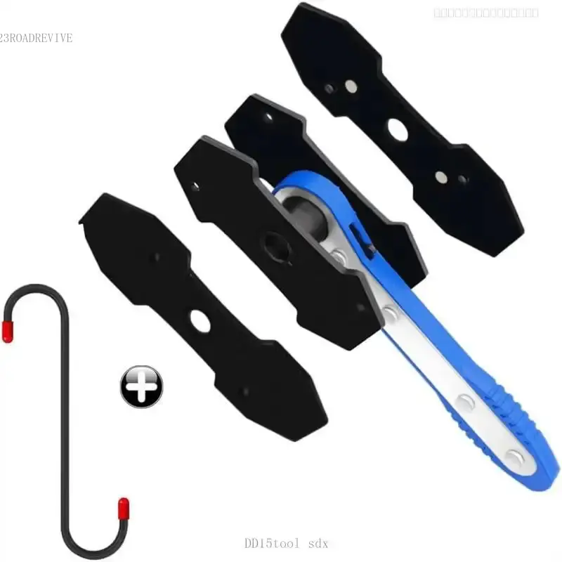 FFSummitSupply Brake Caliper Compression Tool, Disc Brakes Repair Accessory with 2 Extra Plates (1.57"-2.95" Size) for Disc Pad Spreading, Brake Repair Tool, Pad Spreader23ROADREVIVE
