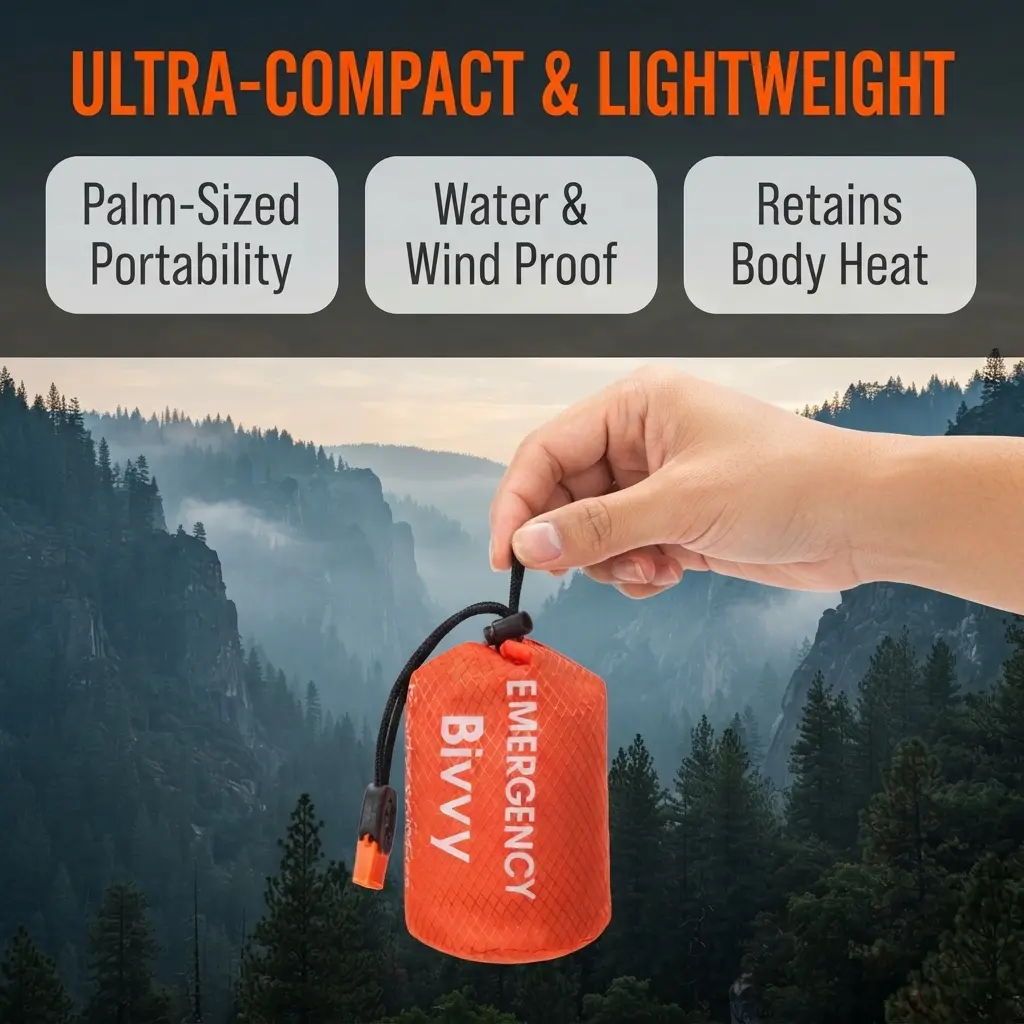 Outdoor envelope-style emergency sleeping bag, multifunctional PE aluminum film emergency sleeping bag, thermal sleeping bag, cold-proof blanket