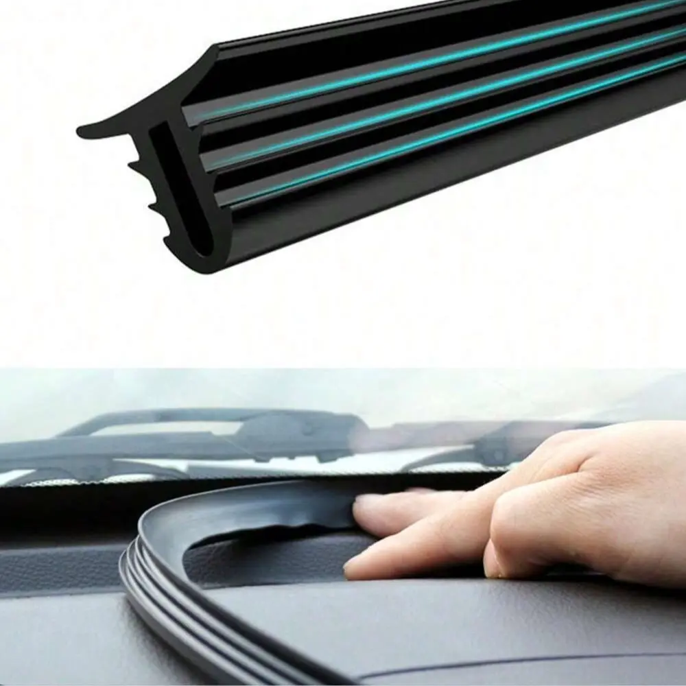Universal Car Windshield Seal Strip, Dashboard Soundproofing Rubber Seal Strip, Vehicle Seal Strip for Body Panel Gaps, Automotive Accessories