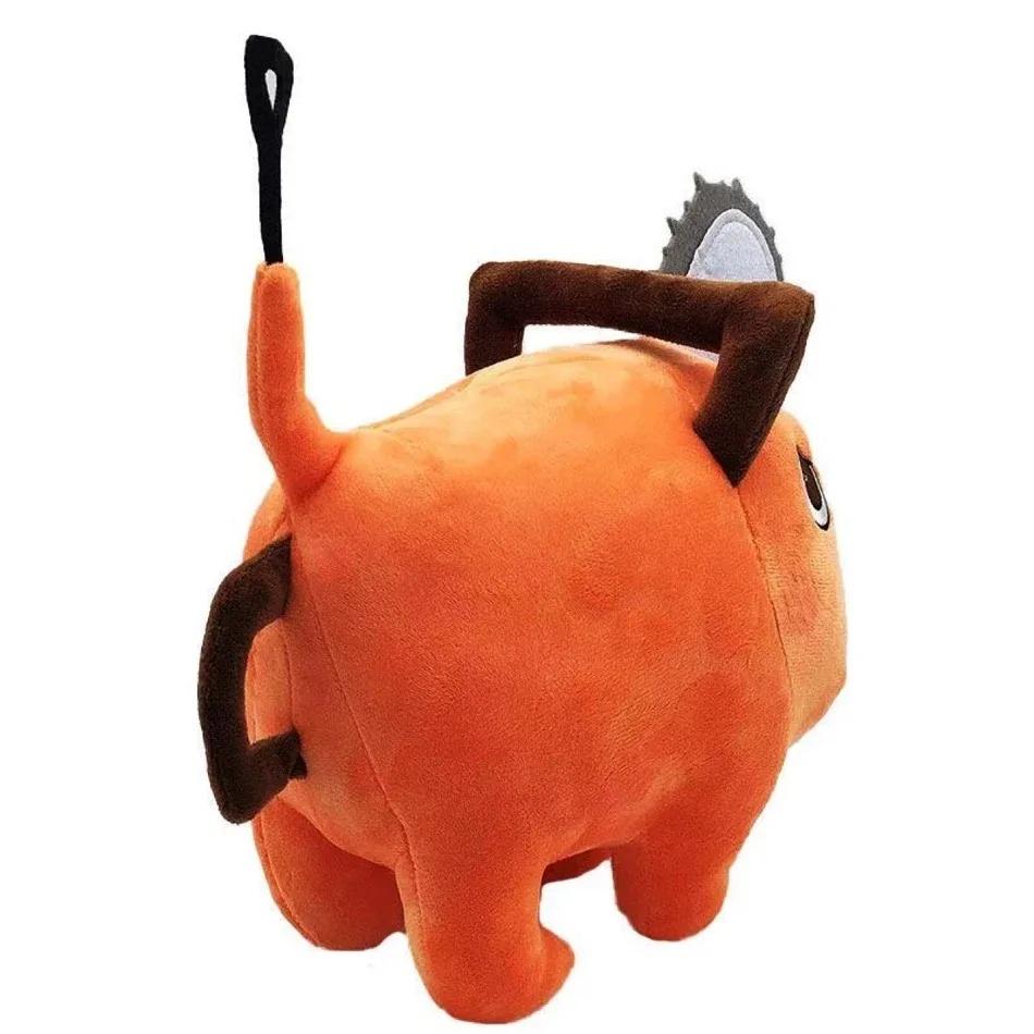 @@10cm /Anime Chainsaw Man Dolls Plush Toy Cartoon Pochita Orange Dog Pillow Stuffed Soft Toy for Kids Birthday Gift..