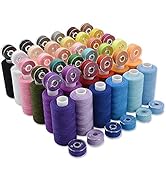 42Pcs 10"x10" Quilting Cotton Fabric Squares Sheets Pre-Cut Multi-Color Design Printed Floral Craft Fabric for DIY Sewing Scrapbooking Quilting Craft Patchwork (Red/Pink/Yellow/Green/Blue/Purple)