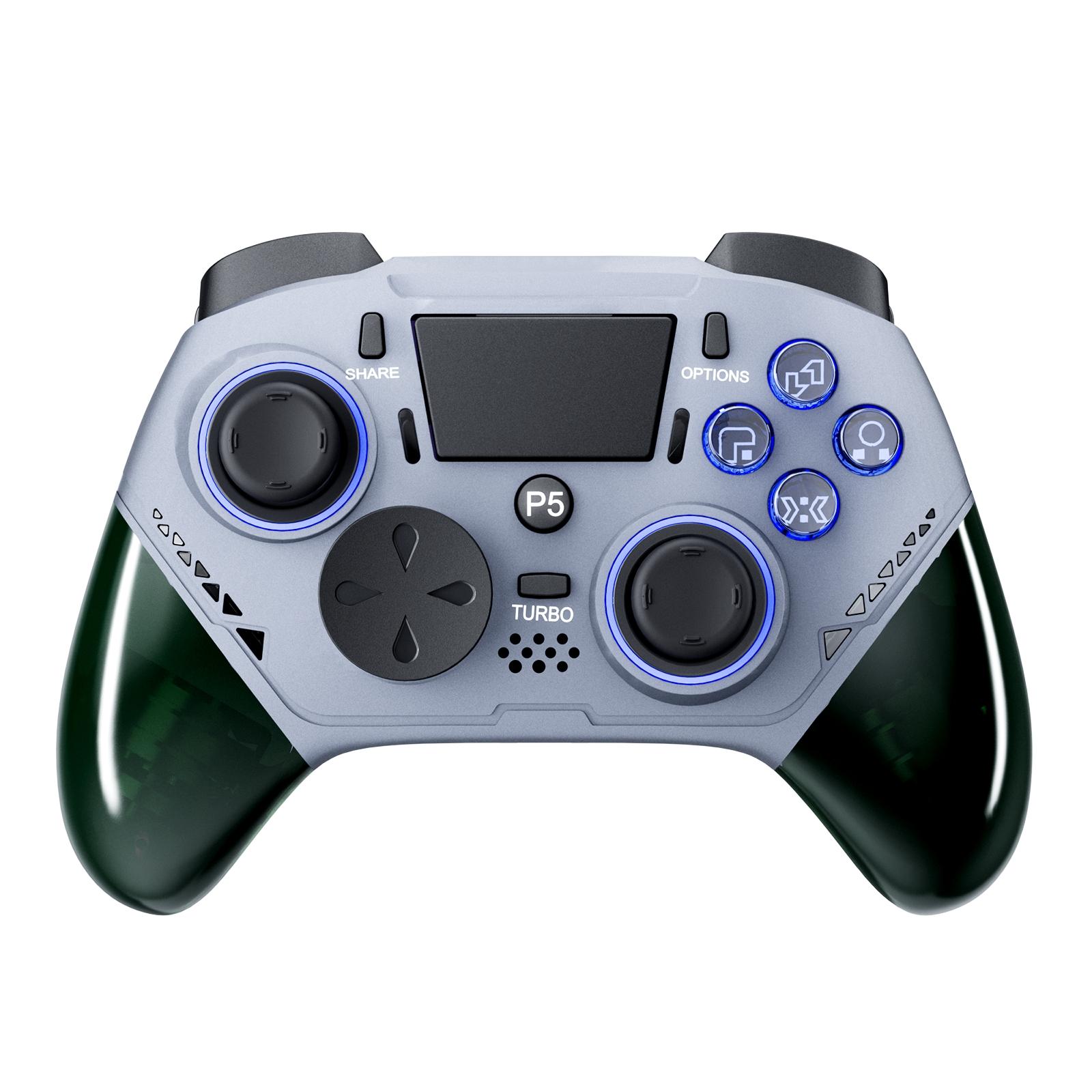 Gaminja P516 Wired Esports Controller for P5/P4/PC, Wide Compatibility Just Plug&Play, Double Motor Vibration Intelligent Simulation Game Trueinternal Feedback, Wired Gaming Controller, Game Console Accessories