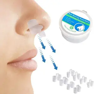 4-Pack Hard Anti-Snoring Devices, and Blue Colors Available, Snore Stop Nasal Clip, Improve Sleep, Anti-Snore Miracle Tool