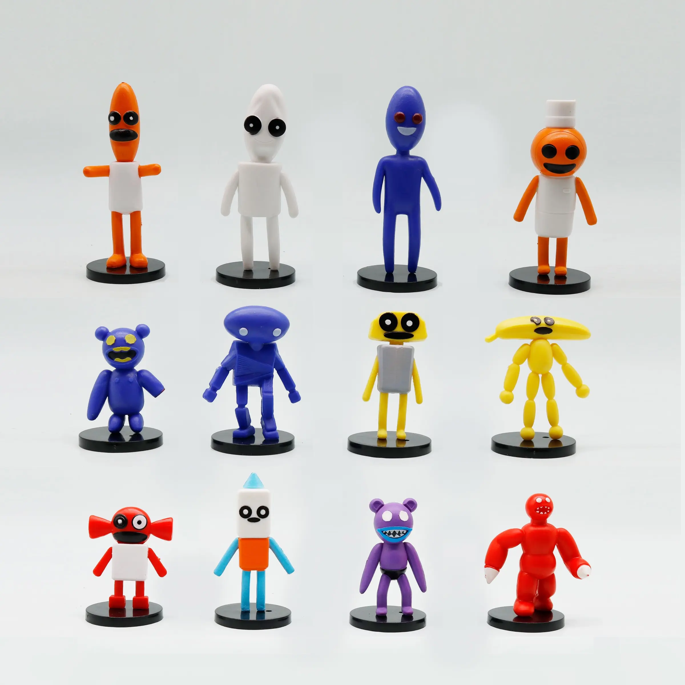 12pcs Suzie Restaurant Blind Box Game Figurines, Figurine Collectibles, Collectible PVC Mini Figure Action Figures, Candy Monster Handmade Toys, Decorative Ornaments