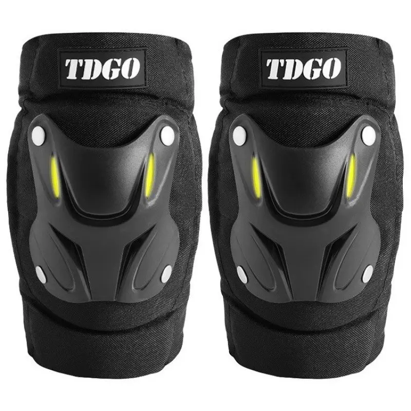 Men's Motorcycle Knee Guards, Crashproof Pads, Adjustable Protector Armor, Protective Gear for Cycling, Biking, Skating, Outdoor Sports, Motorcycle Accessories