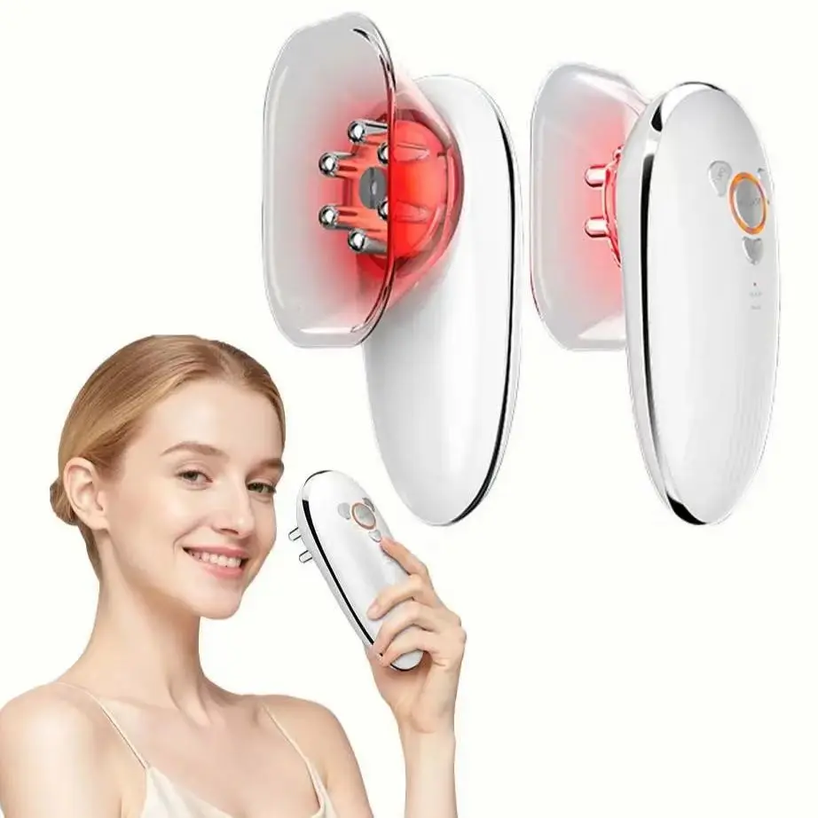 Four-In-One EMS Facial and Body Massager Am-820, Portable Rechargeable Face Lifter, Wireless Microcurrent Relaxer, Home Spa and Beauty Massage Tool