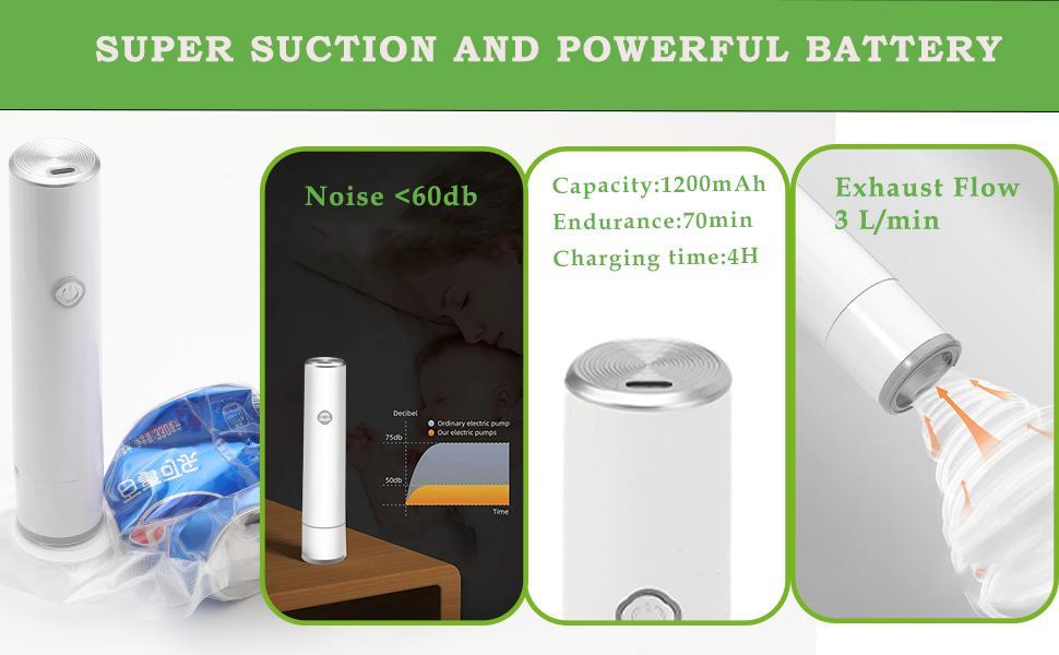 THE WELL KEPT Vacuum Sealer for Food Preservation and Storage,Mini Sealer with 5 Reusable Vacuum Bags,Portable & Rechargeable, Easy to Operate with One Hand THE WELL KEPT Vacuum Sealer for Food Preservation and Storage,Mini Sealer with 5 Reusable Vacuum Bags,Portable & Rechargeable, Easy to Operate with One Hand