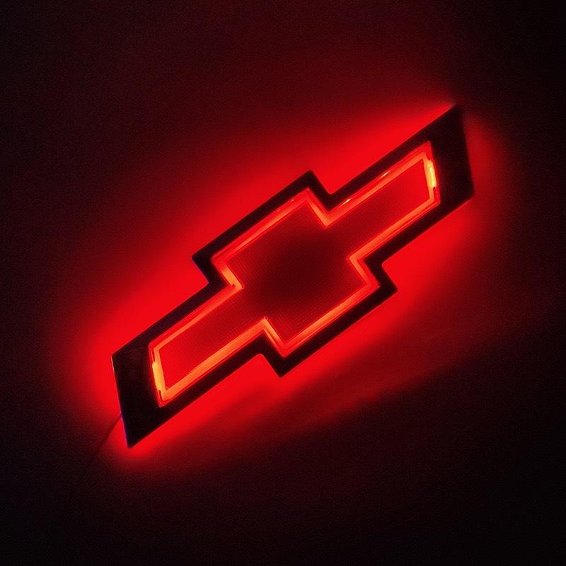 Suitable for Chevrolet CHEVROLET Car Logo LED Light 5D Luminous Rear Tail Car Logo Light Girly Car Accessories Car Decor Car Accessories Men Car Stickers turbosmart  bov waterproof anti-collision car logo light led  emblem