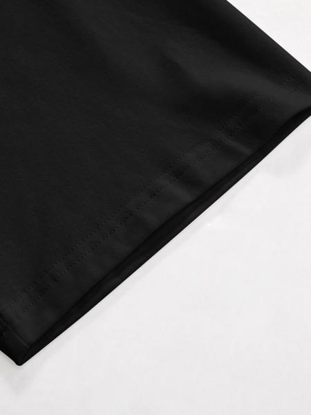 Men's and Women's Short Sleeve T-Shirt with Big Mouth Letter Print, Casual Comfortable Loose Fit, Stylish Summer Fashion