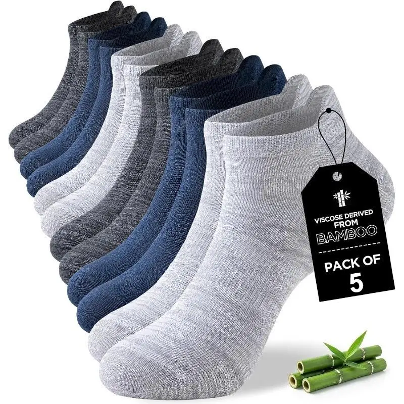 Unisex Athletic Crew Socks (20-Pack) - Classic Style, Bamboo Fabric, Ribbed Knit, Reinforced Heel, Breathable for Everyday Wear & Soccer