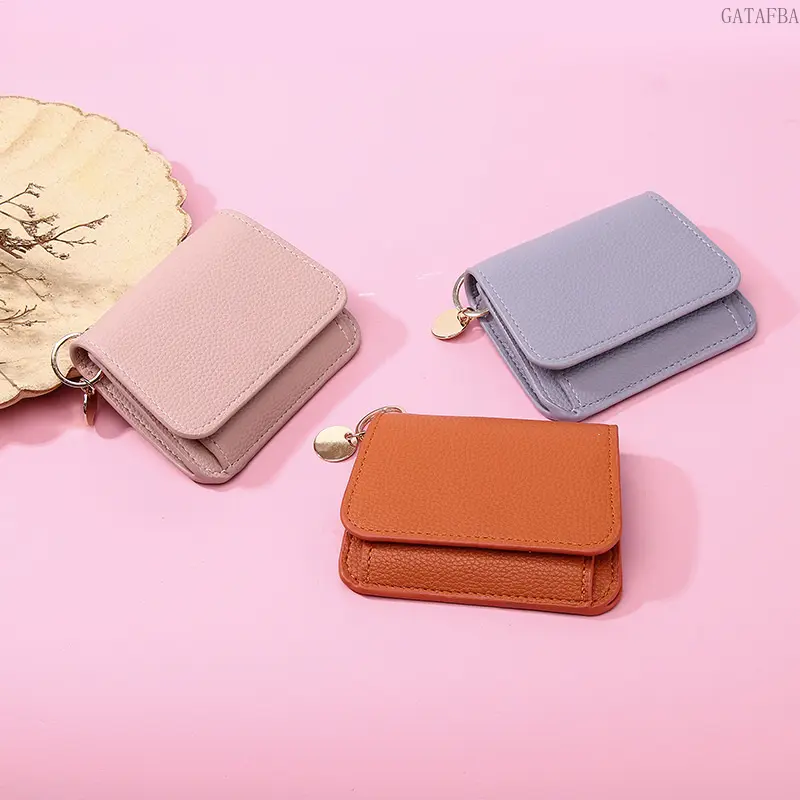 Women Short Ins Style Wallet, Premium Dual-purpose Card Holder & Coin Purse for Daily Use