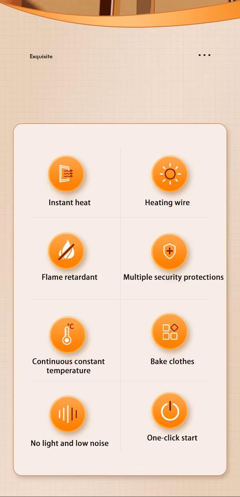 Portable Ceramic Space Heater with Fan, Fast & Quiet Indoor Room Heater for Cat and Dog Houses, Office Desk & Small Rooms, Safe Compact Electric  Winter Room Warmer Gift for Thanksgiving