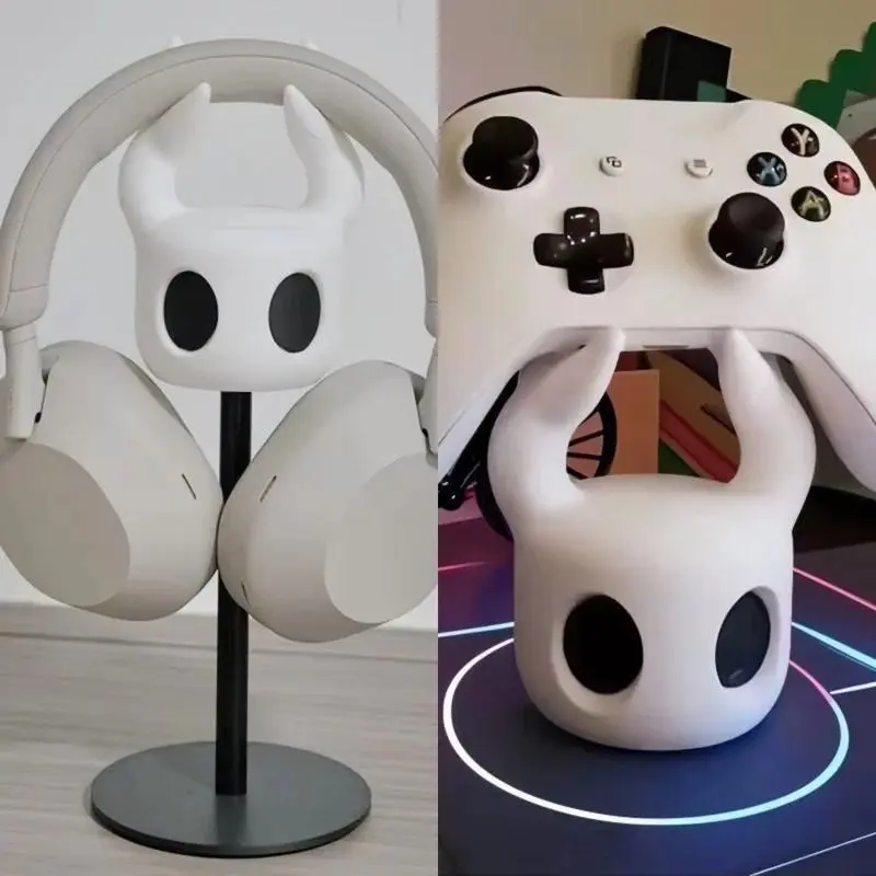 Hot Sale Hollow Knight Game Figures Style Esport Room Decoration Headphones Stand And Controller Holder Desktop Ornaments Models