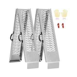 VEVOR Steel Ramps, 1000 lbs, 2Pcs Heavy-duty Ramps with Wider Ramp Surface, Universal Stable Loading Ramp with Handles, Fit for ATV, UTV, Motorcycle, Electric Bicycle, etc.