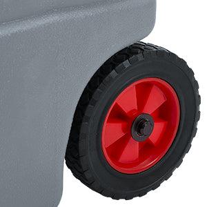 【GARVEE】15 Gallon Portable Fuel Caddy with 10-ft Hose, Siphon Pump, and 7.5 L/min Manual Nozzle, Available in Gray, Red, and Yellow for Efficient Fuel Transfer and Storage.