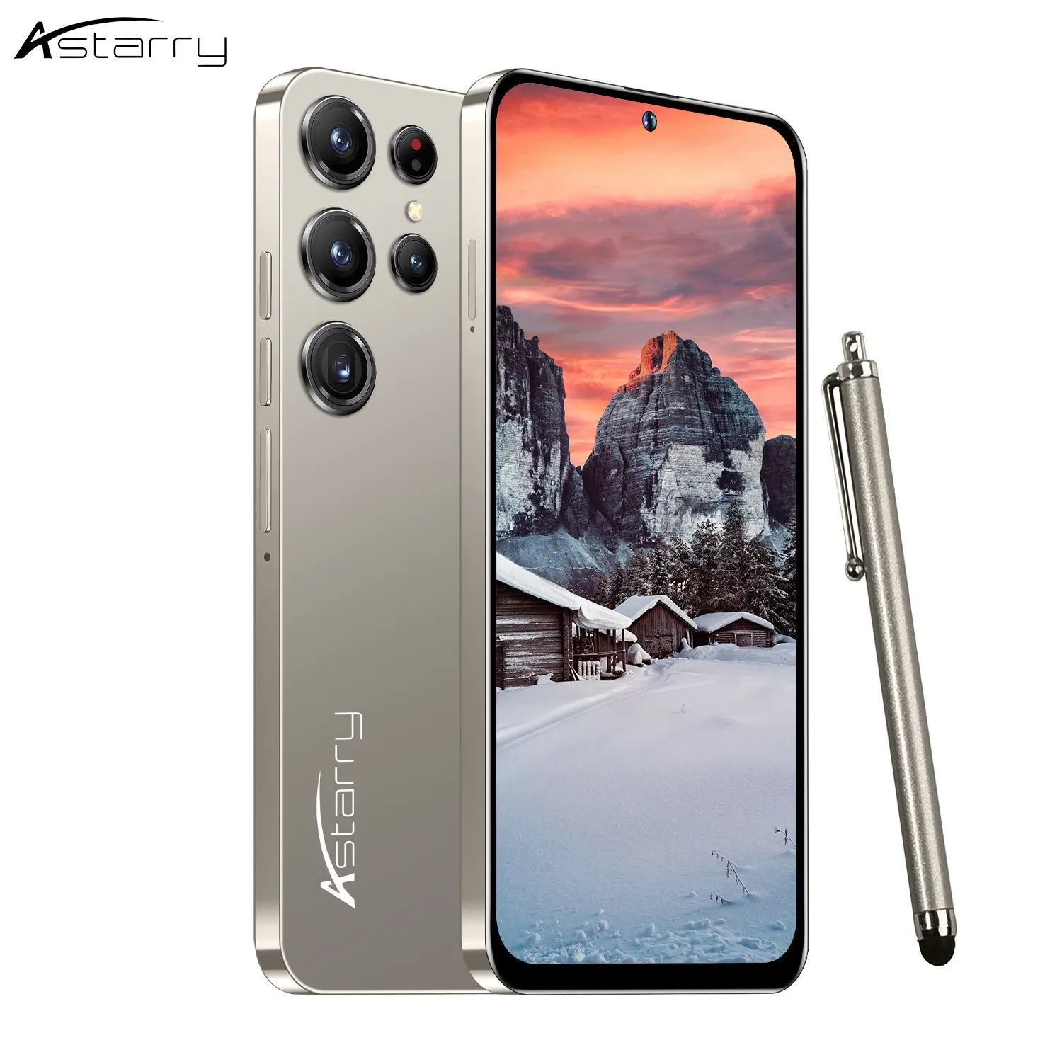 Astarry-25 Ultra 4G network smart phone 3GB+64GB storage, Android10.0 system, 6.56- inch display, 3800mAh battery, dual-card SIM phone, Android mobile device phone, dual-card dual standby with stylus.