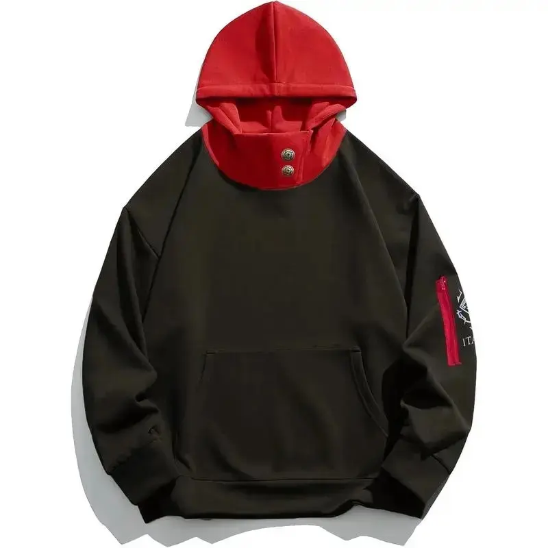 Unisex Anime Hoodie Cosplay Costume Men Black 3D Novelty Hooded Sweatshirt Pullover Jacket Outerwear Coat Women