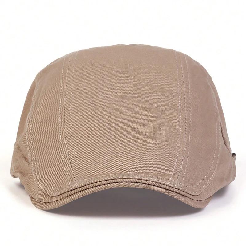 Men Light Board Solid Color Newsboy Caps British Painters Hats Spring and Summer Adjustable Flat Cap Hip Hop Berets