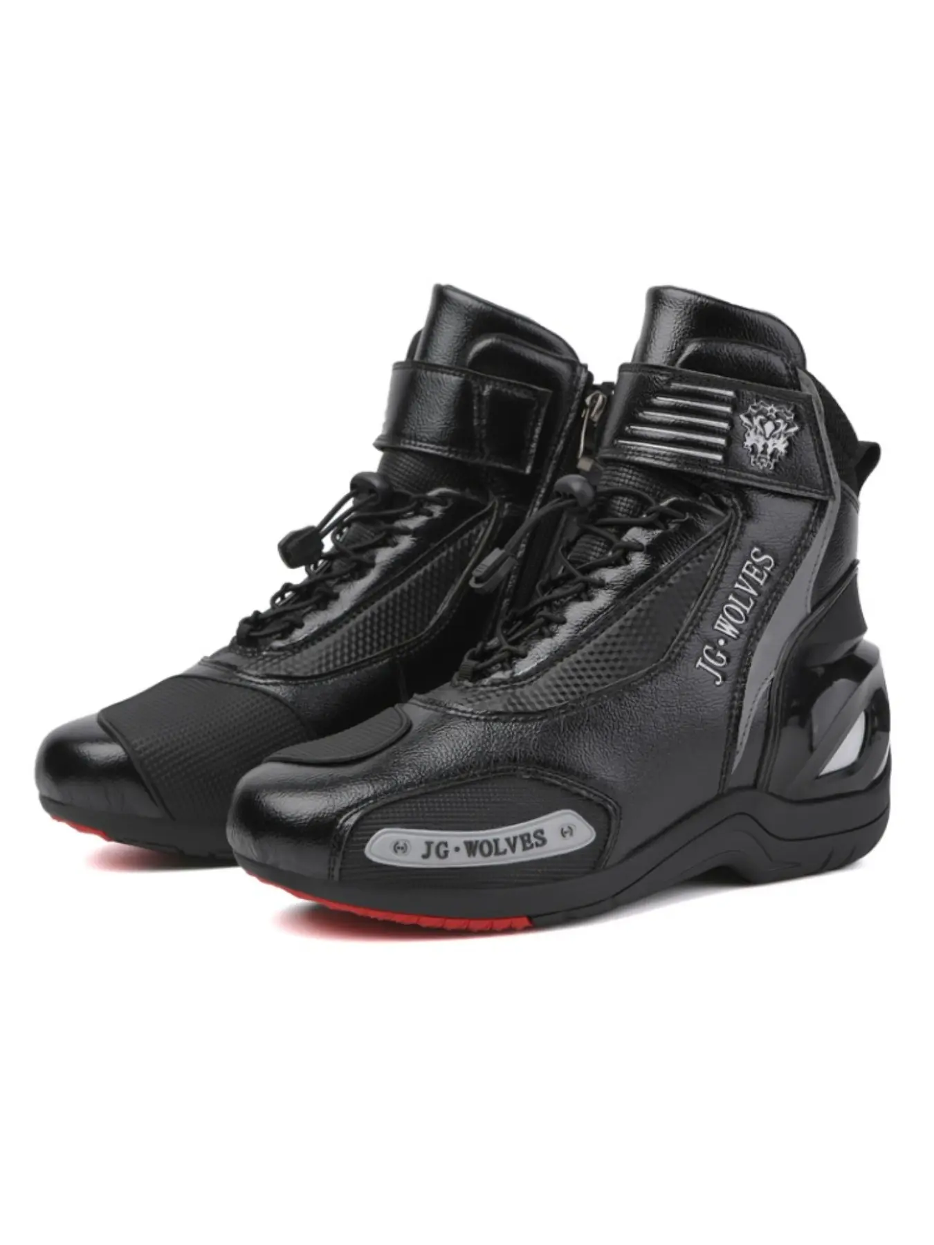 Motorcycle Riding Shoes, Unisex Motorbike Boots, Anti-Slip Racing Shoes, Waterproof Design, Safe and Comfortable Cycling, Enhanced Safety Features