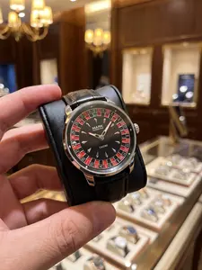 Mark Fairwahle Men's Quartz Watch, Vintage Player Series, Rotating Game Design, Leather Strap, Fashionable Personality, Fw-5031
