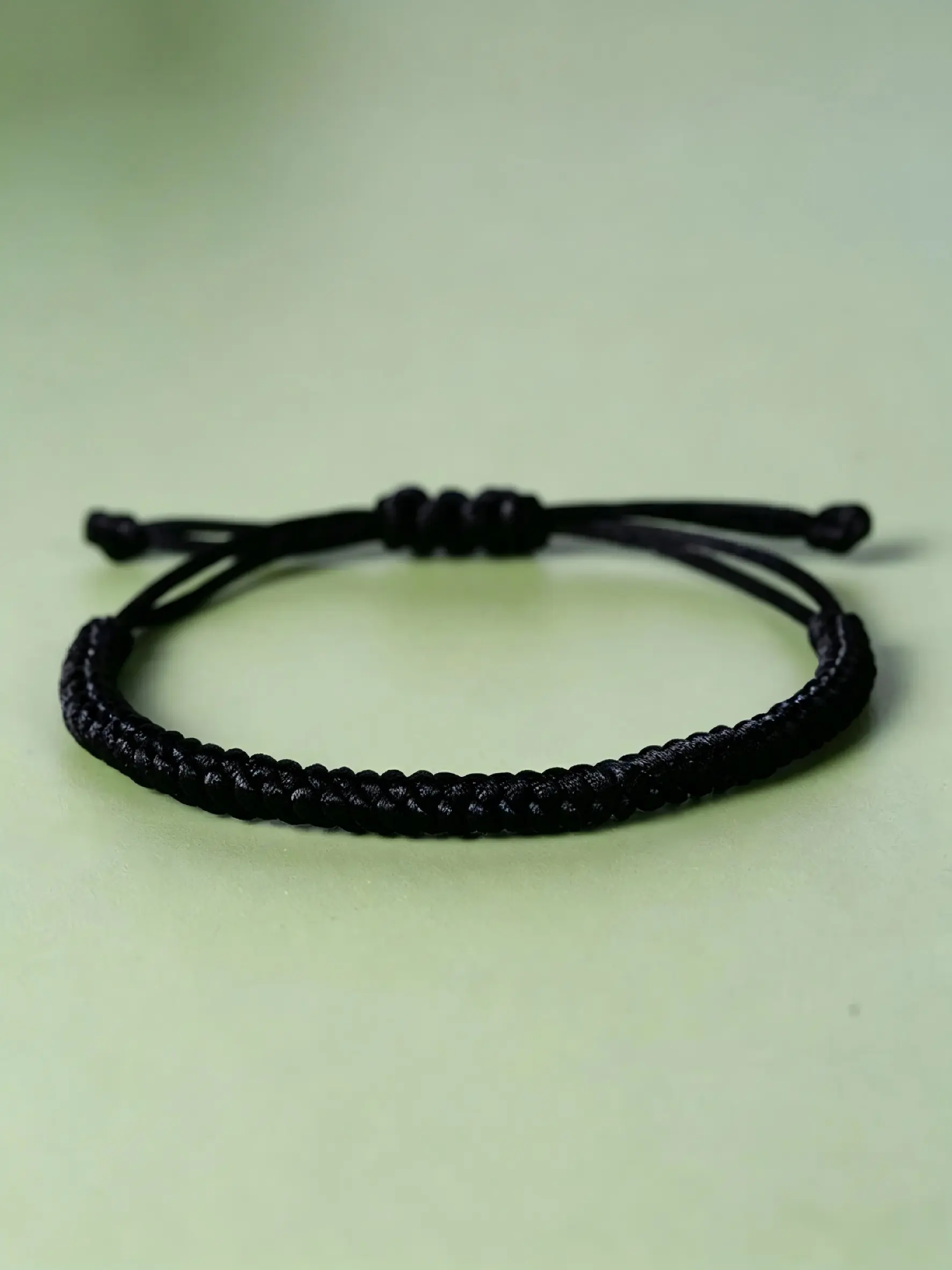This two-in-one small bracelet for men and women is hand-woven and can be worn as a couple's wristband. Adjustable Bracelets