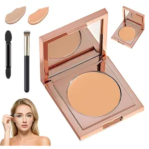 Colored Clay CC Undereye Corrector with Brush, Hydrating Under Eye Concealer Color Corrector for Dark Circles, Conceals Brightens & Hydrates Delicate Under Eye Skin, Natural Buildable Coverage Eye Makeup Corrector