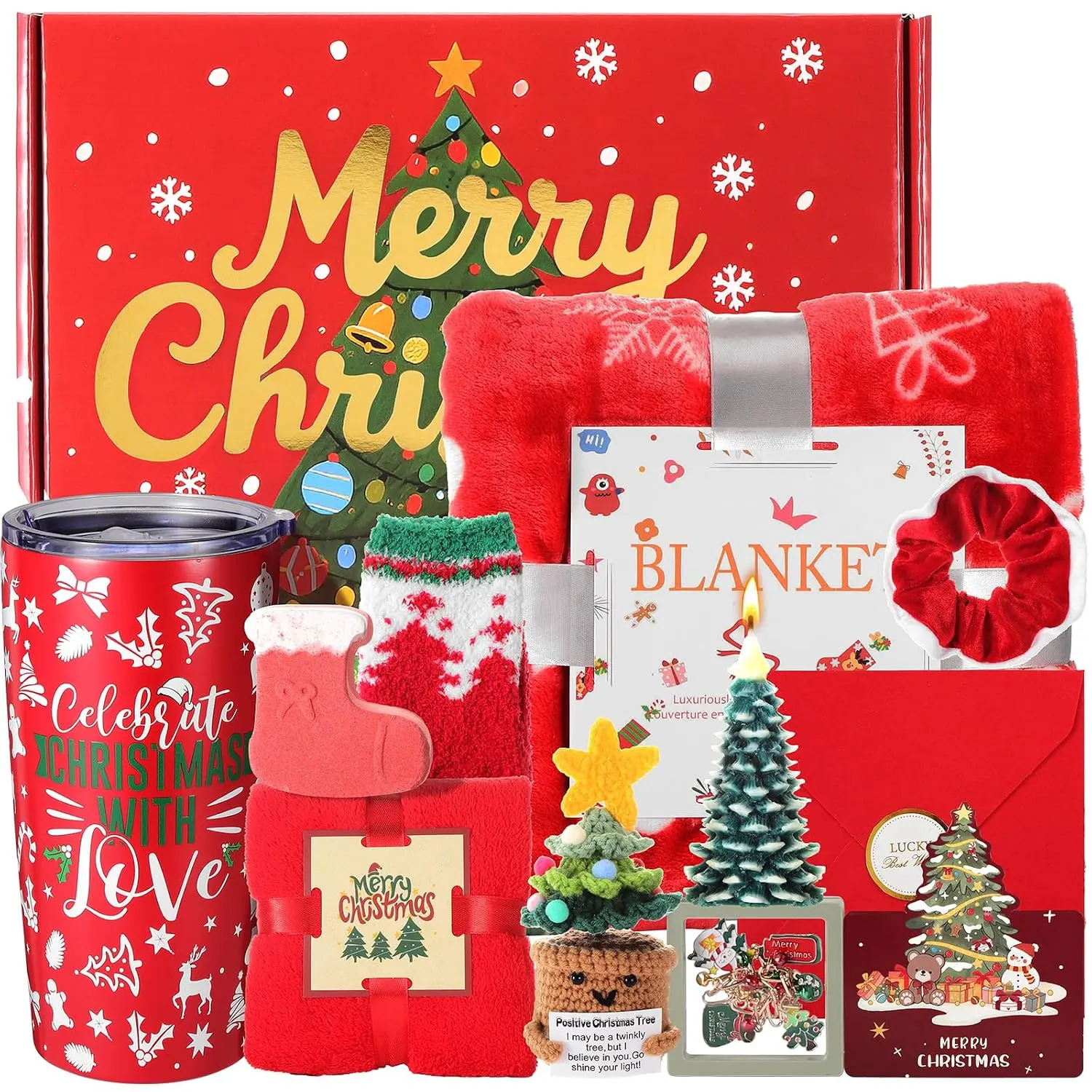 Christmas Gifts for Women 2025 - Christmas  Baskets for Women Mom Wife Grandma Daughter Sisters Girlfriend  Coworkers Teacher Nurse Her, Christmas  Sets Christmas Gifts Boxes for Her