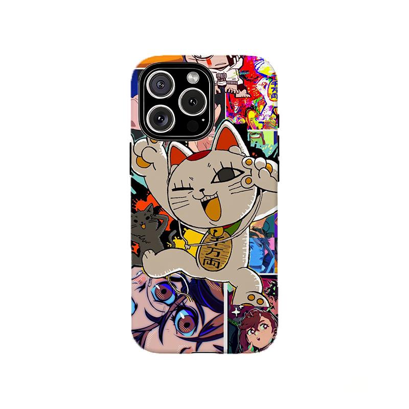 Fortune & Passion In Pocket| Timeless Manga Vibe,Tough protective phone case,Compatible for iPhone 16 15 14 13 12 11 17Pro Max,for Samsung S25 S24 S23 S22 Ultra,Durable Dual-Layer design phone cover,Perfect Gift for Her