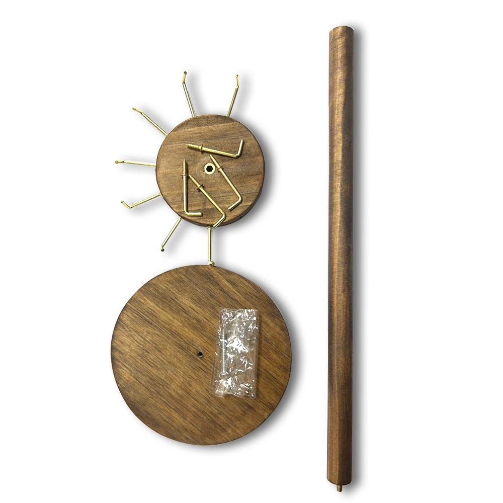 Wooden Jewelry Display Stand without Jewelry, 1 Count Vintage Jewelry Storage Rack, Creative Desktop Jewelry Organizer for Necklace Bracelet