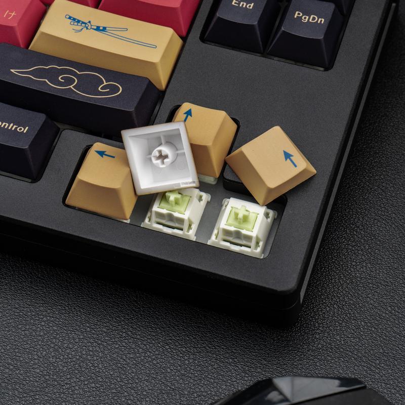 Cherry Profile Red Japanese Keycaps, PBT Material, Dye Sublimation, Minimalist Custom Key Caps for Mechanical Gaming Keyboard, 130 Keys Cherry Profile Red Japanese Keycaps, PBT Material, Dye Sublimation, Minimalist Custom Key Caps for Mechanical Gaming Keyboard, 130 Keys