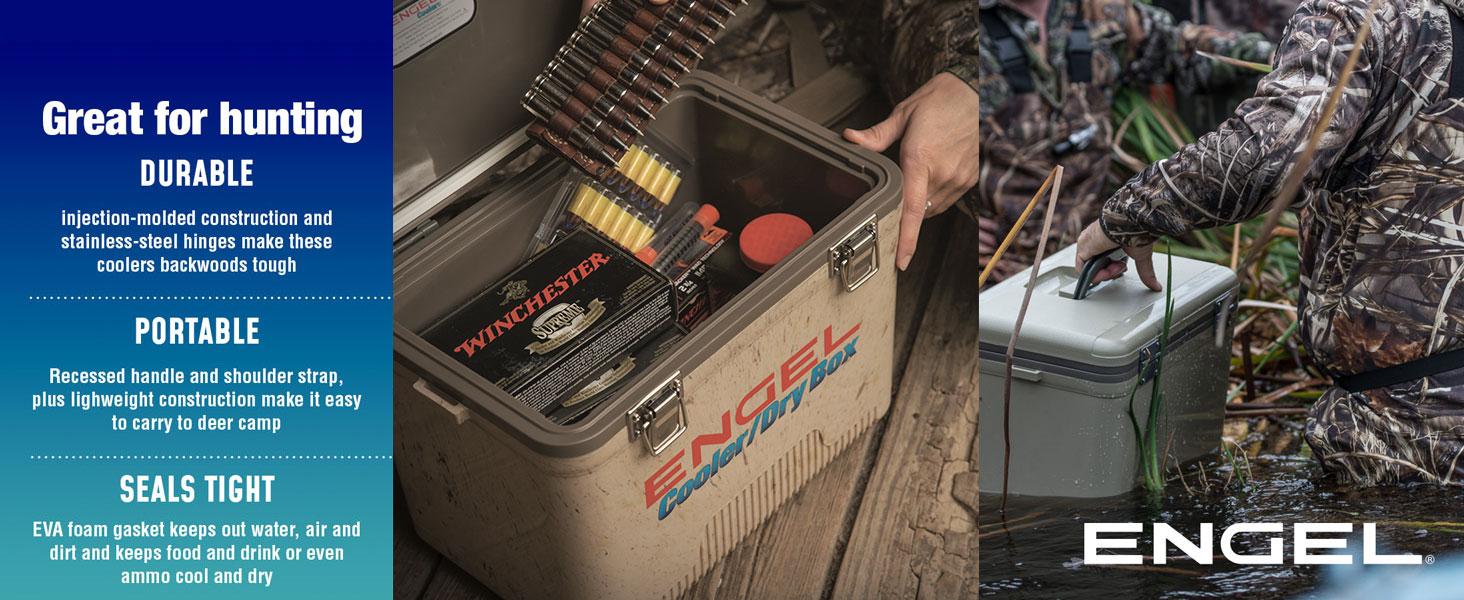 7.5qt Leak-Proof, Air Tight, Drybox Cooler and Small Hard Shell Lunchbox for Men and Women