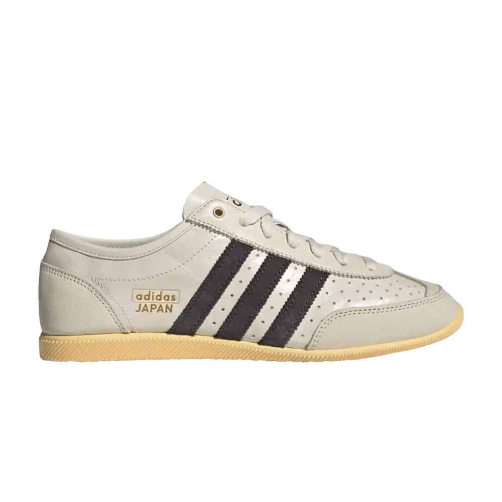 Adidas Women's Japan 'Cream White' Lace-Up Training Sneakers - Mesh Upper, Breathable Synthetic Construction, Retro Look, Cream White/Utility Black/Orange Tint, Women's Sizes, Style KJ6213
