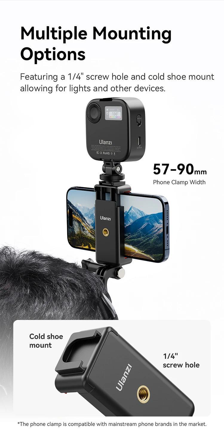 CM027 Chest Head Strap Mount Belt For Smartphone Gopro insta360 x3 dji osmo Pocket 3 Action Camera Accessories Outdoor Video