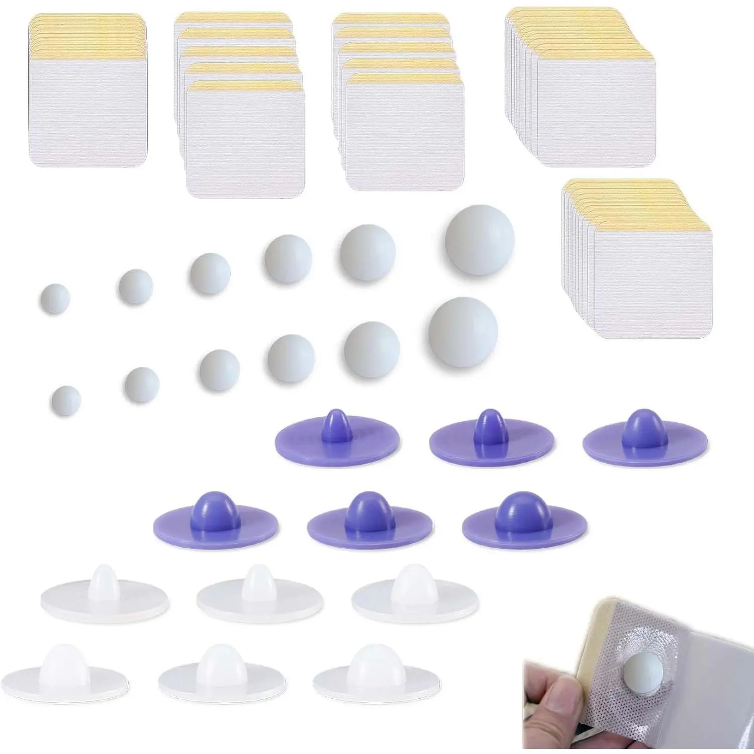 24PC Soft Silicone Belly Button Plug for Tummy Tuck Recovery - Assorted Sizes, Comfort Fit, Premium Material