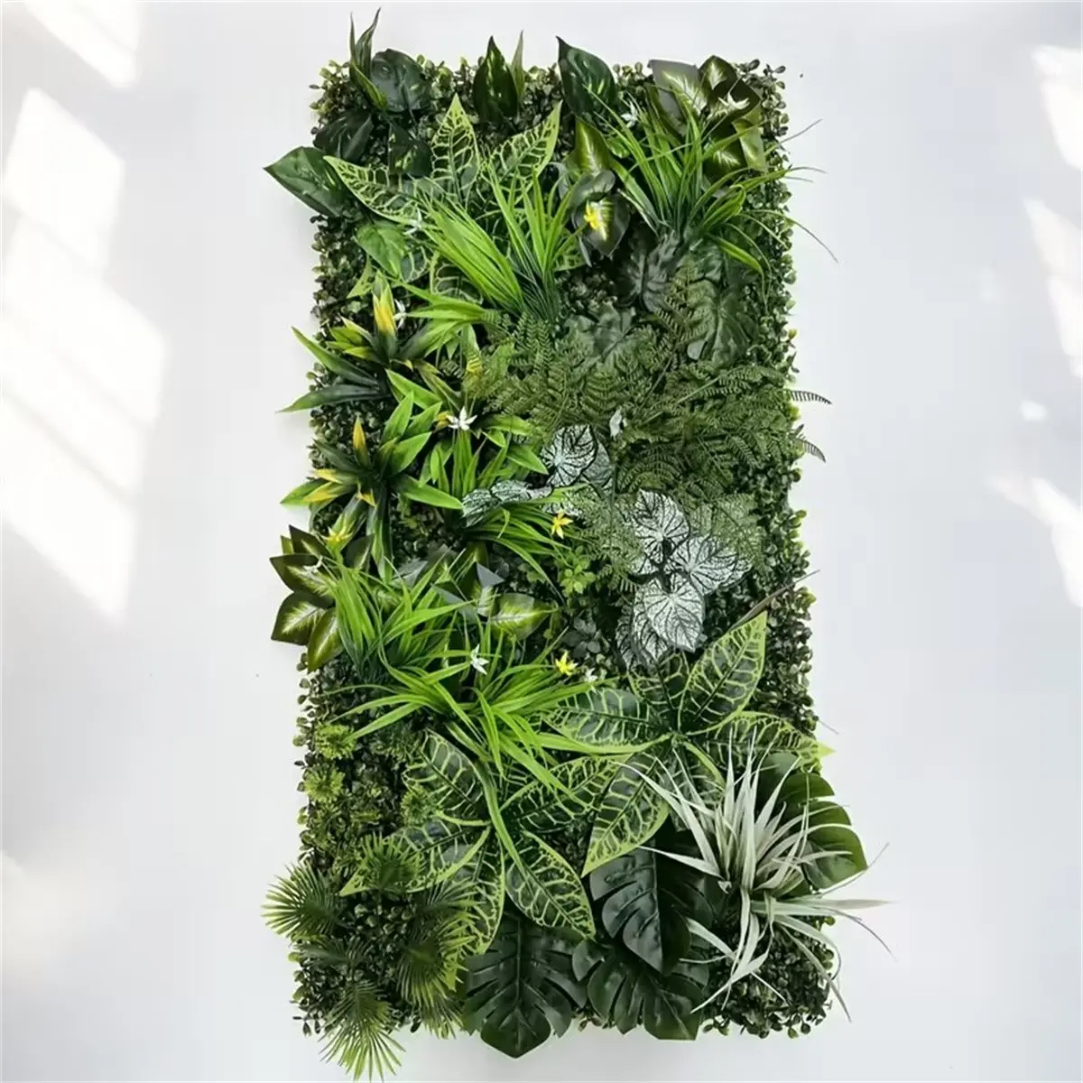 Artificial Plant Wall Panel, 1 Count Faux Plant Privacy Screen, Indoor & Outdoor Garden Yard Decoration, Home Decor Supplies