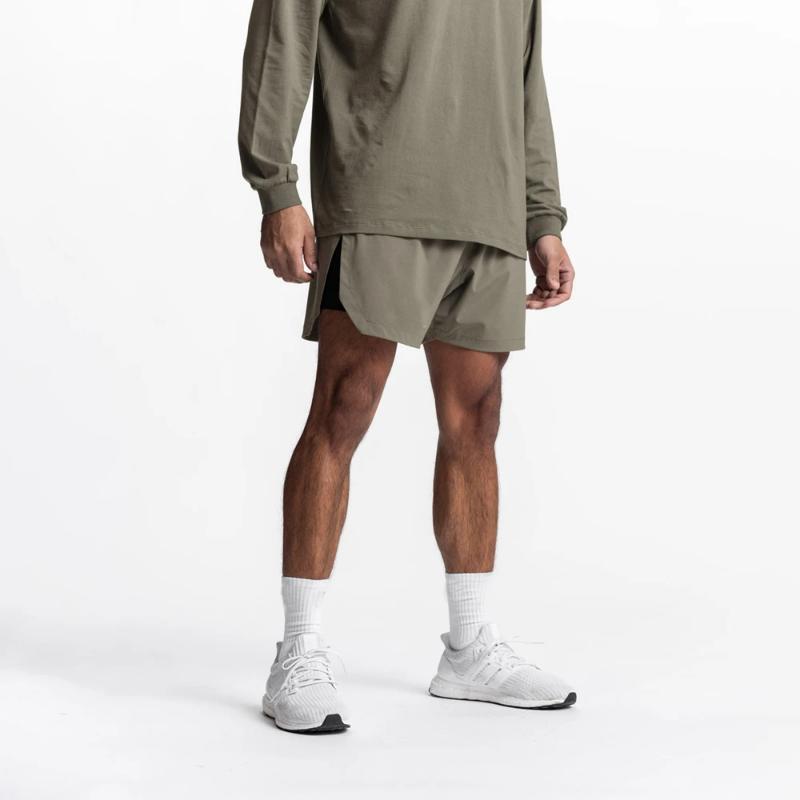 Kyn Apparel Mens 2 IN 1 Fitness Shorts Gym Bodybuilding Nylon Stretch Shorts Two Pieces GYM Camo Training Running Workout Short Pants 4XL