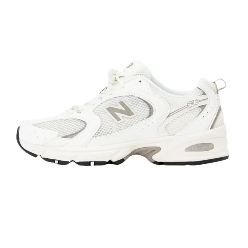 New Balance NB 530 Comfortable Durable Low-Top Casual Urban Commuting Running Shoes Unisex White Gray Trending Shoes, House White Official Shoes to Get / Maison Mihara