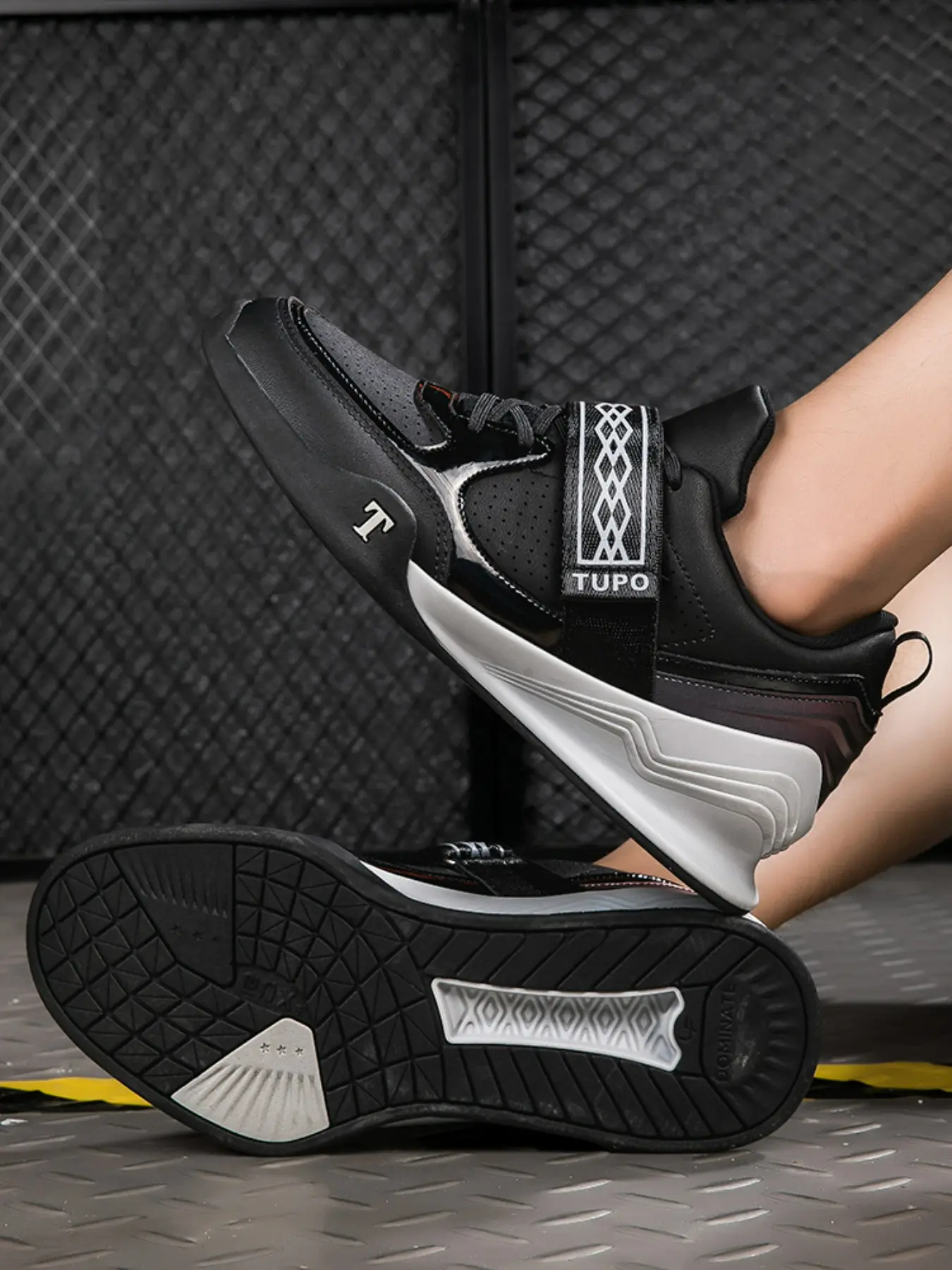 Unisex Professional Squat Shoes for Indoor Use, Ideal for Squats, Deadlifts, Strength Training, Comfortable and Durable, Gym Workout Footwear