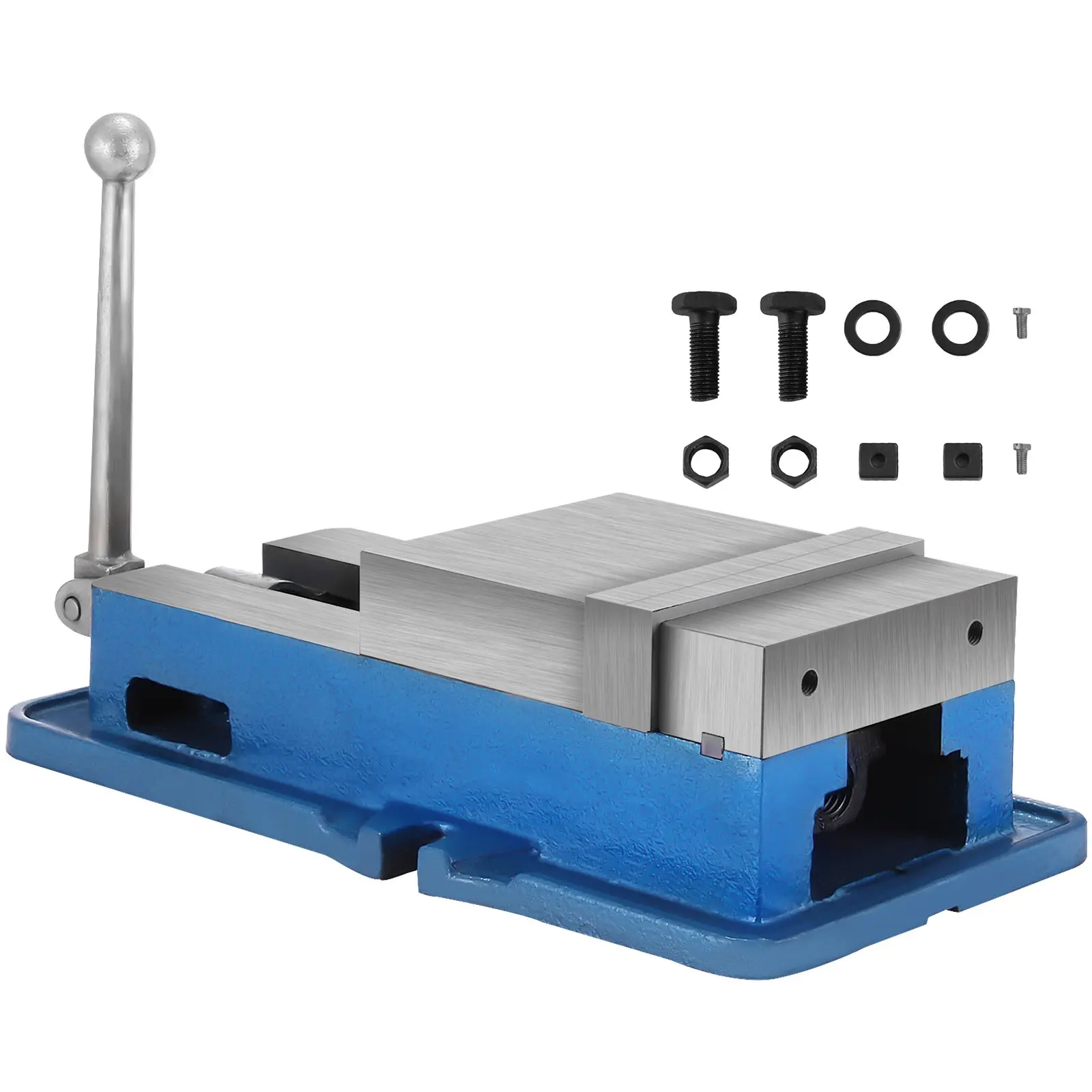 【DealsForYouDays】VEVOR 6'' ACCU Lock Vise for Precision, Milling Vice with 6 Inch Jaw for Drill Press, Milling Drilling Bench Clamp Vice