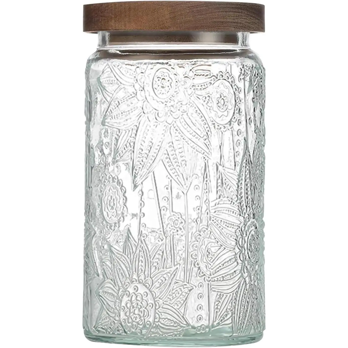 Glass Jar with Lid, Airtight Candy Coffee Canister  Storage