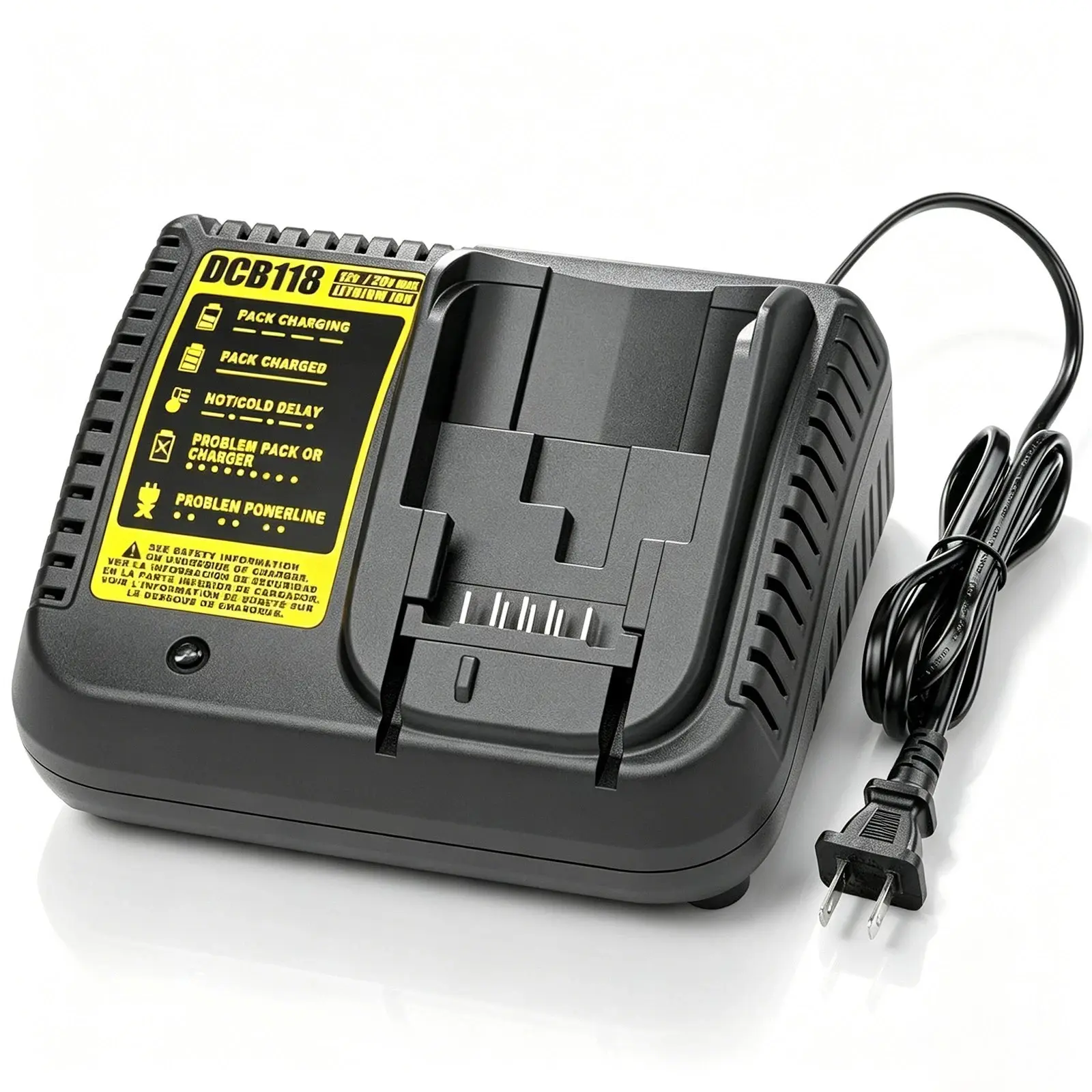 12V-20V Max DCB118 For DCB107 DCB105 Li-ion Battery Charger DCB115 DCB102 Dewalt