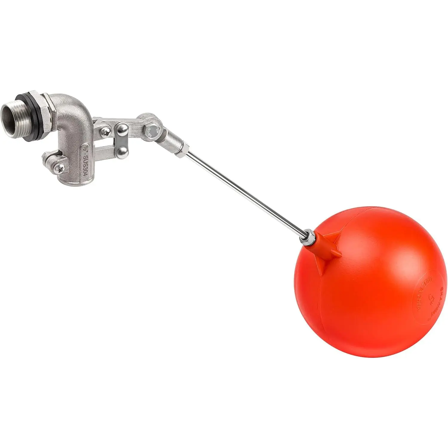 1/2" Stainless Float Valve for Tank with 5" Float Ball