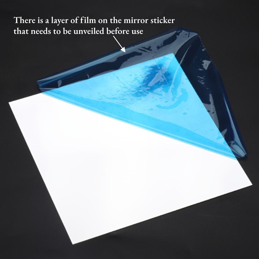 16pcs Acrylic Mirror Wall Stickers 5.9*5.9Inch Flexible Safety Mirror Acrylic Mirror Tiles for Home Wall Decoration Removable Mirror Wall Stickers Square Mirror Silvery Mirror Panel Wall Decoration