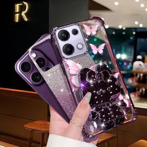 3pcs( Texture Butterfly phone Case+Lanyard+Stand) For Redmi note14s/Note 15Pro/Note 15/Note 15 Pro+/Note 14/Note14Pro/Note 9ProMax/Note 10/Note 10S/Note 10T/Note 11E Pro/Note 12/Note 13Pro/Note13R For 15C/13R/13C/14C/14R/9/10C/11A/12C/A5/A3Pro Cover