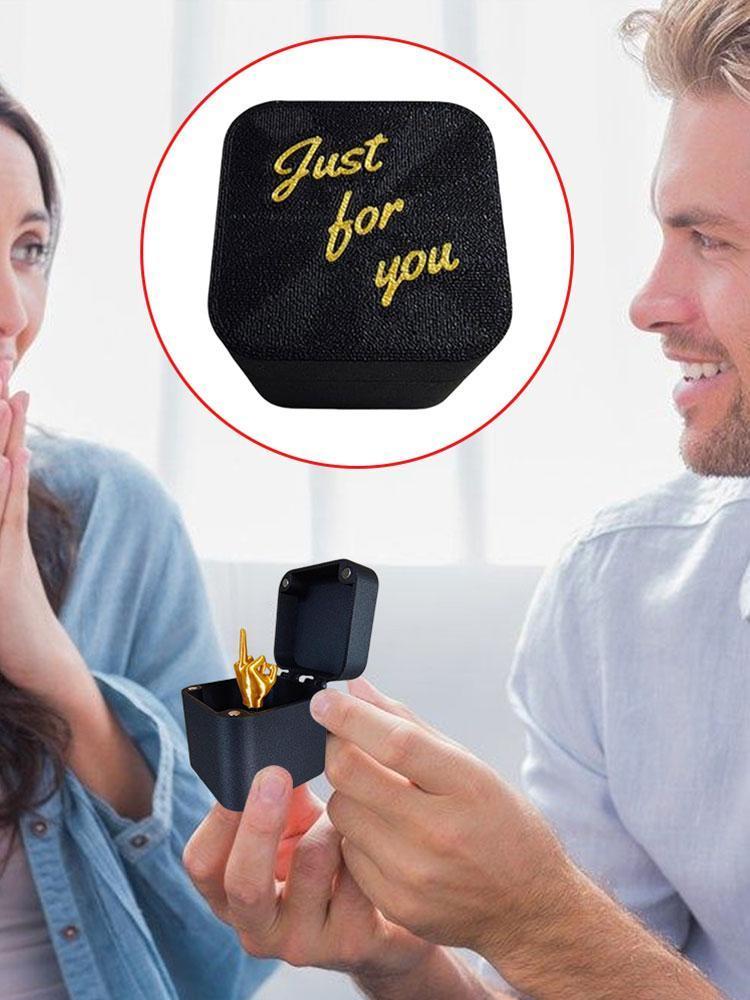 Middle Finger Surprise Gift Box Annoying Gift Box Funny Middle Finger Box Christmas Fun Prank Gift