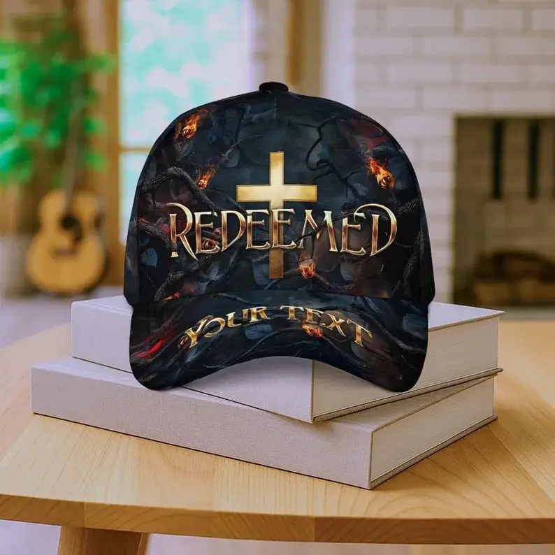 3D Print Jesus Hat, Redeemed Christian Hats for Men Women, Personalized Jesus Hats for Men, Cross Hats for Men, Custom Christian Gifts, Religious Gifts#TikTokMadeMeBuyIt#Baseball Hat#ChristmasDayGift#FathersDayGift#GiftForMen
