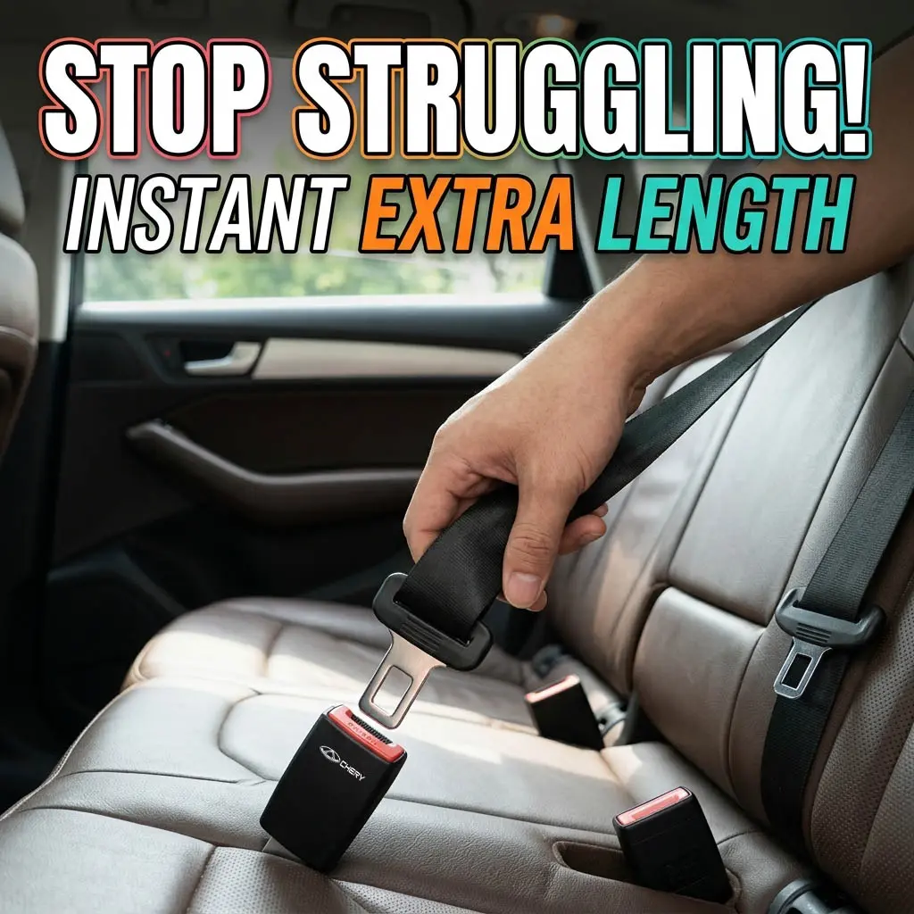 Car Seat Belt Extension Auto Belts Extender Durable Fit for Chery Tiggo7 Tiggo8 Omoda5 Arrizo8 Arrizo5 Tiggo9 Jetour Dashing X70 All Models Car Safety Seat Belt Extender