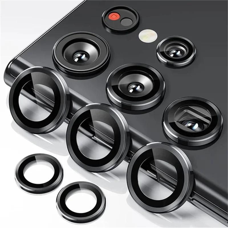 Tempered Glass Camera Lens Protector, Phone Camera Lens Protective Film, Phone Accessories Compatible with Samsung Galaxy S24 Ultra S23 Ultra, Mobile Phone Lens, Smartphone Camera Accessories